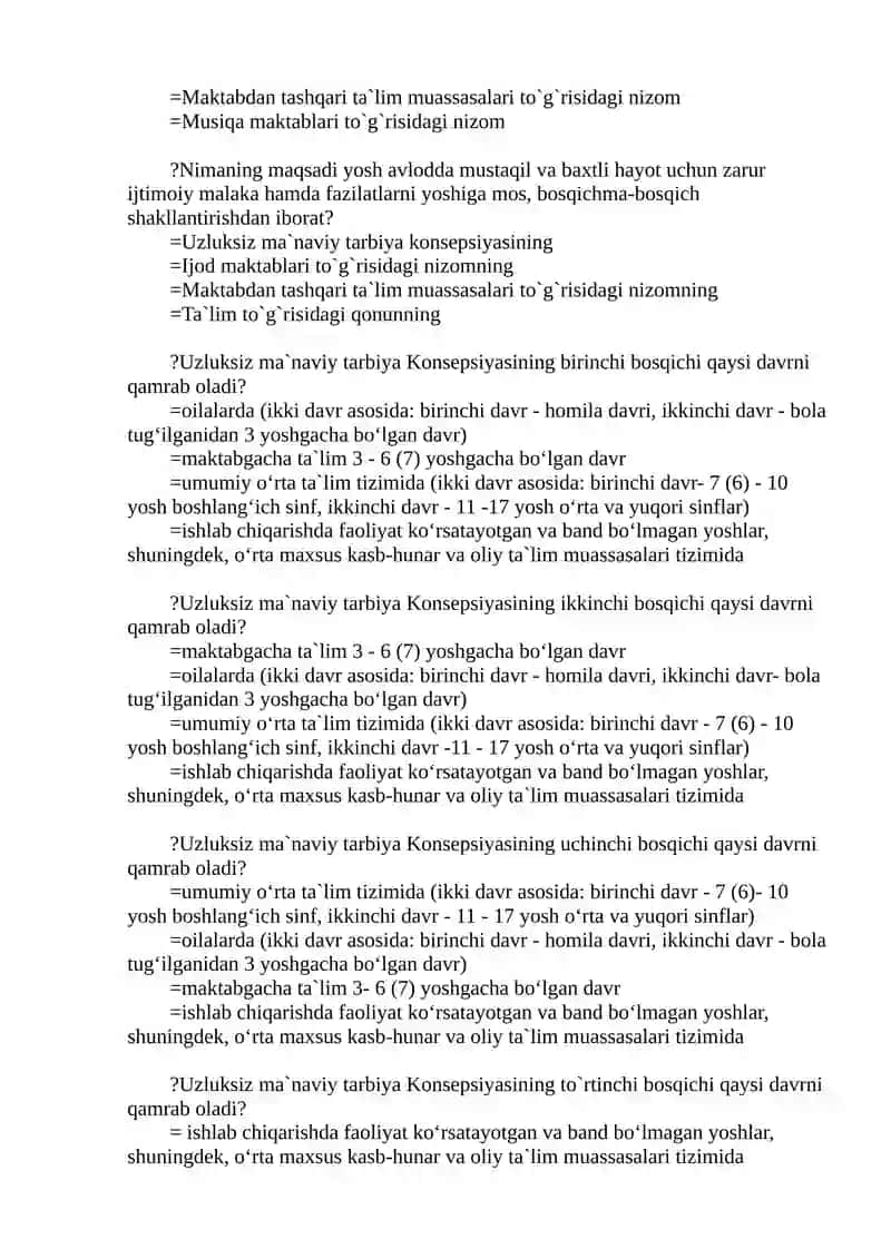 Ta'lim-tarbiya jarayoni ishtirokchilari 2