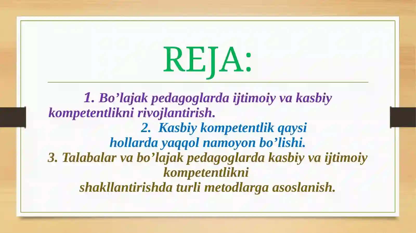 Yoshlarning ijtimoiy kompetentligini rivojlantirish 2