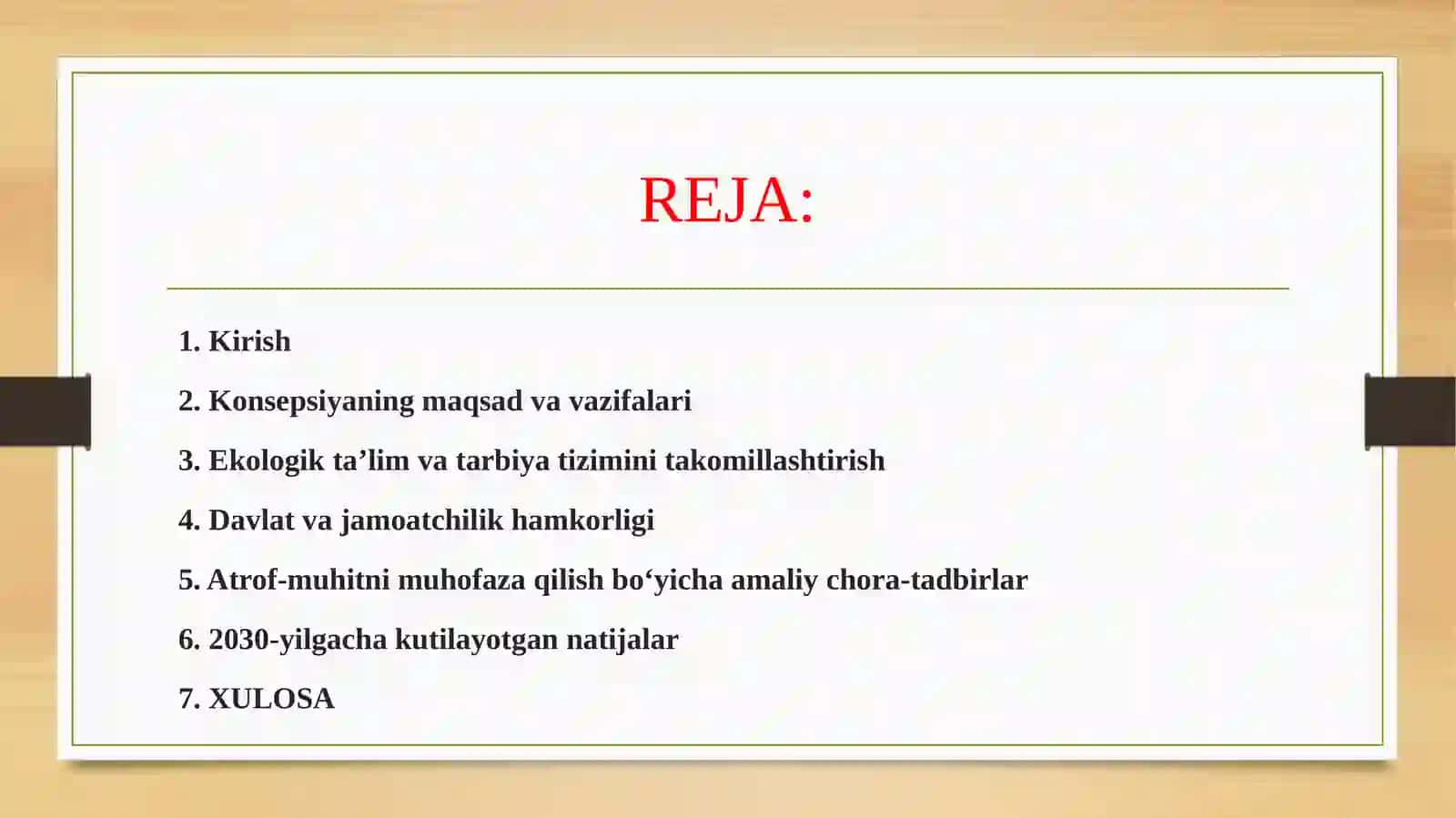 Ta’lim – O’zbekiston Respublikasi rivojlanishining ustuvor yo’nalishi sifatida 2