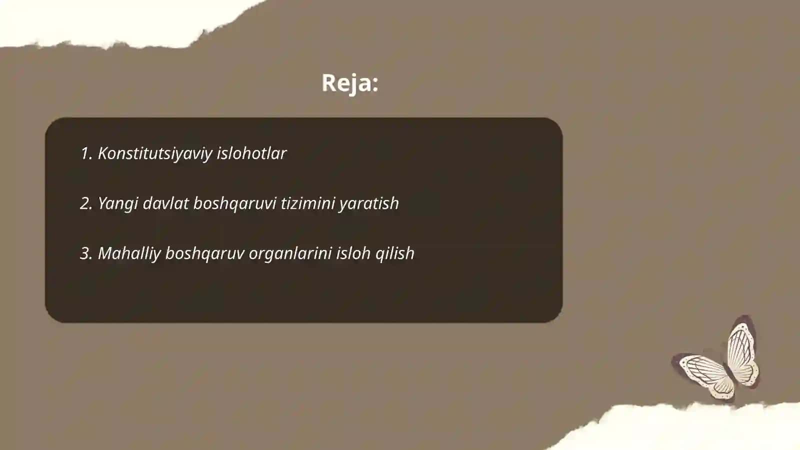Konstitutsiyaviy islohotlar 2