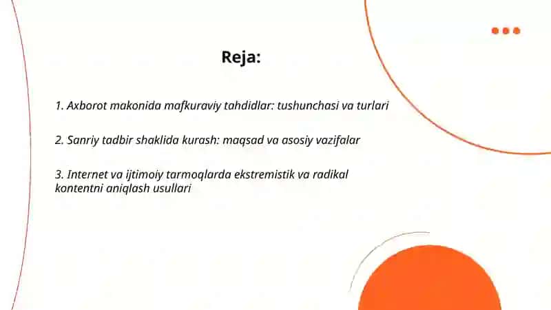 Axborot makonida mafkuraviy tahdidlarga qarshi kurash 2