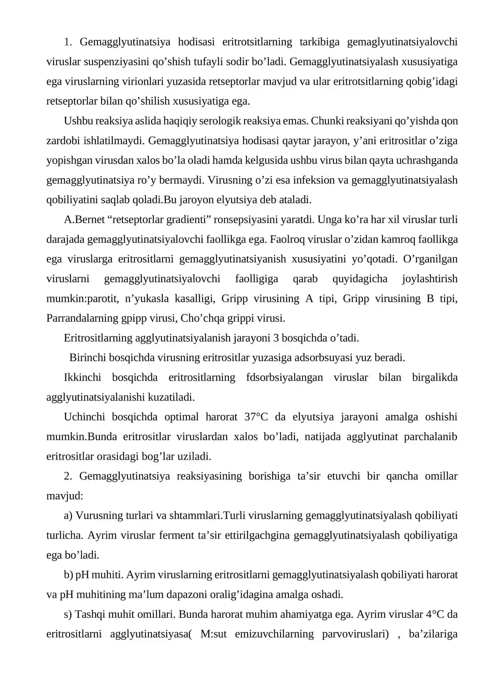 Gemagglyutinatsiya reaksiyasi 2