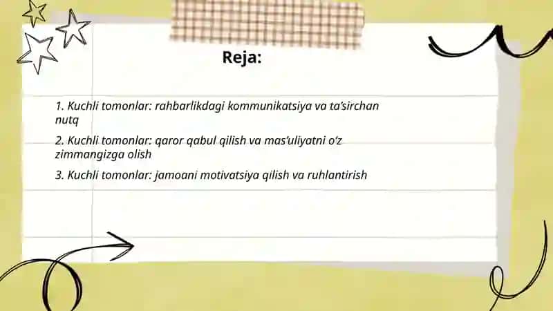 Rahbarlik qobiliyatini baholash 2