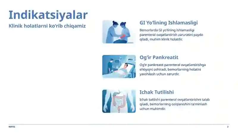 Parenteral Ovqatlantirishning Klinik Ahamiyati 2
