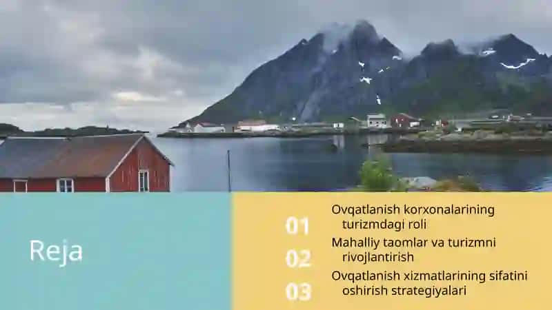 Turizmda ovqatlanish korxonalari 2