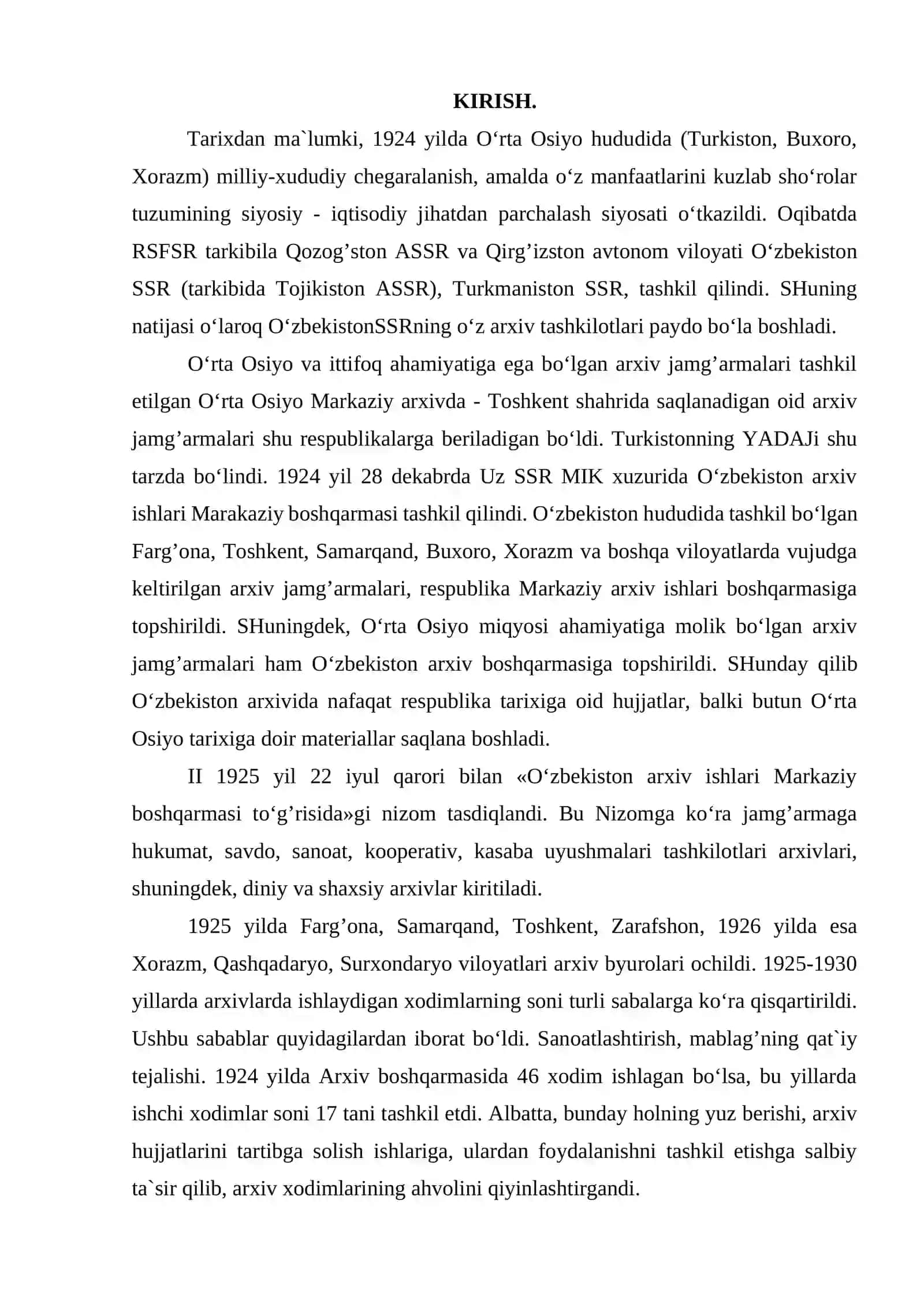 O‘ZBEKISTONDA 1925-1941 YILLARDA 2