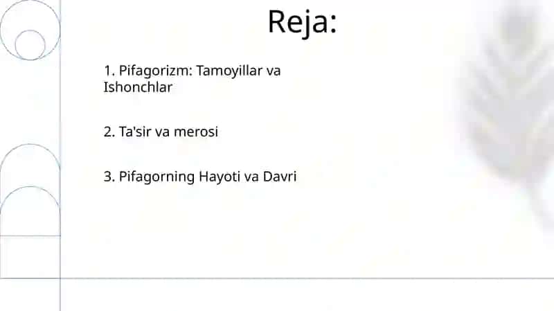 Pifagorning falsafiy taʼlimoti 2