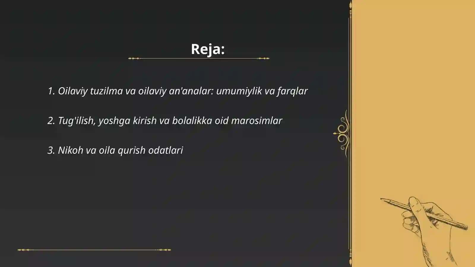 Dunyo xalqlari madaniyatidagi umumiylik va farqlar 2