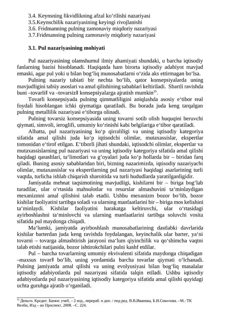 Pul Nazariyalari 2