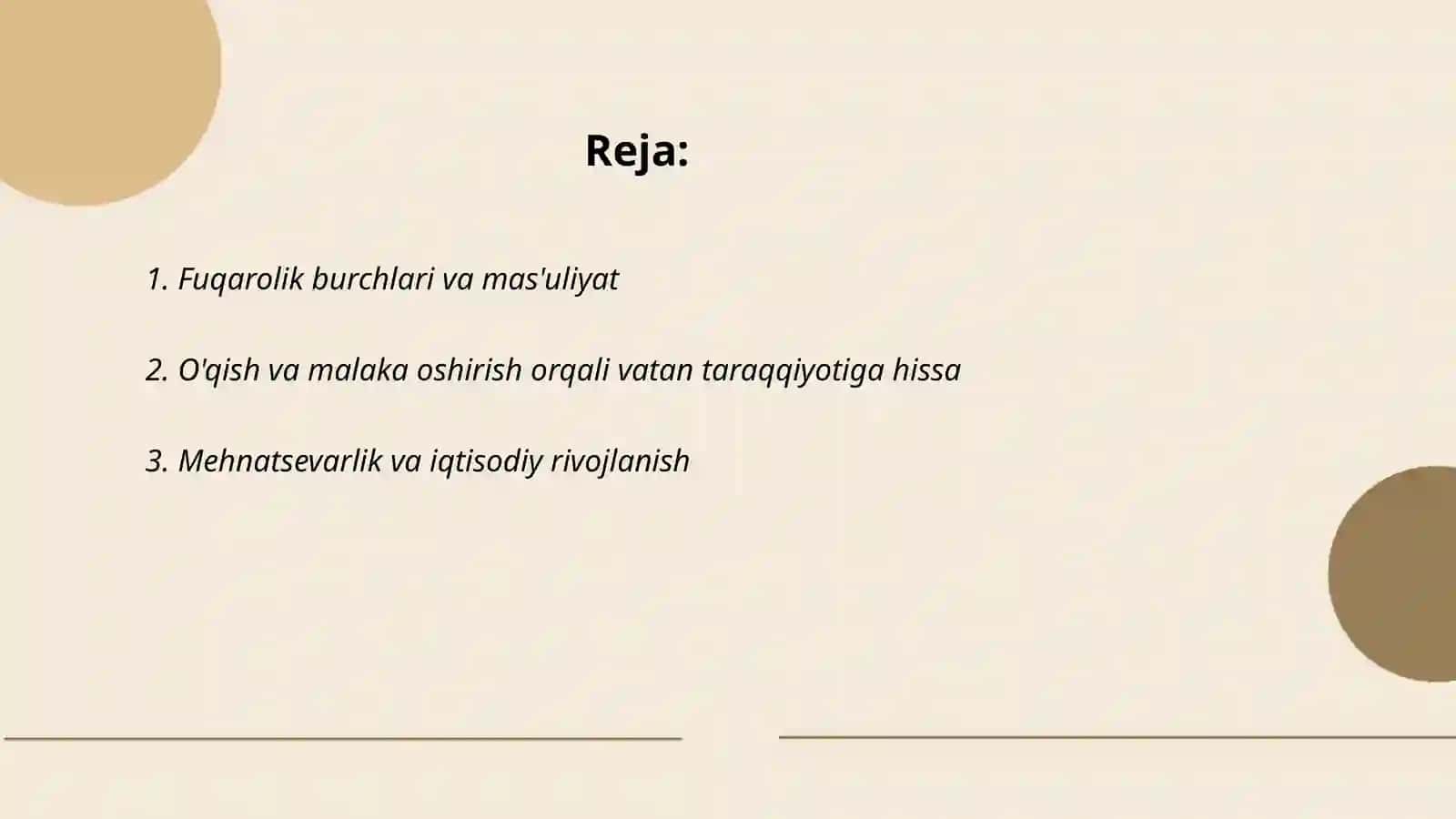 Fuqarolik burchlari va mas'uliyat 2