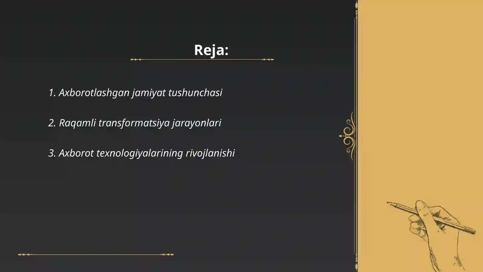 Axborotlashgan jamiyat va uning istiqbollari 2