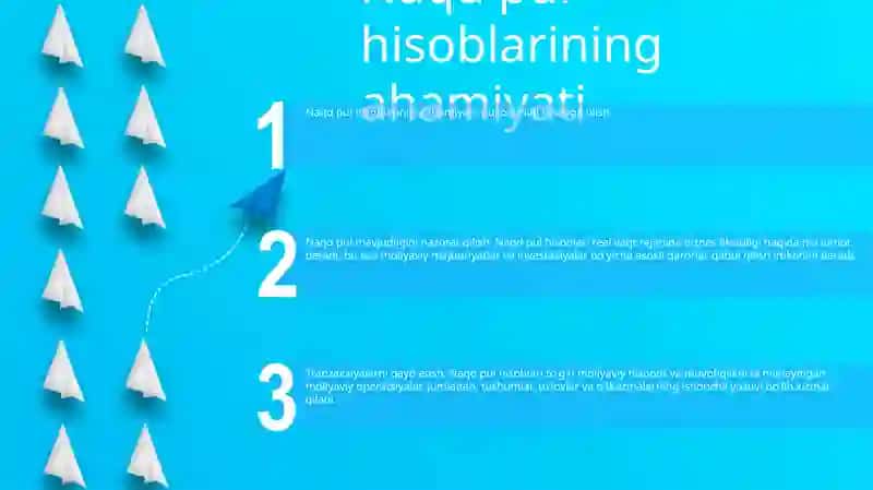 Naqd pul hisoblarining ahamiyati 2