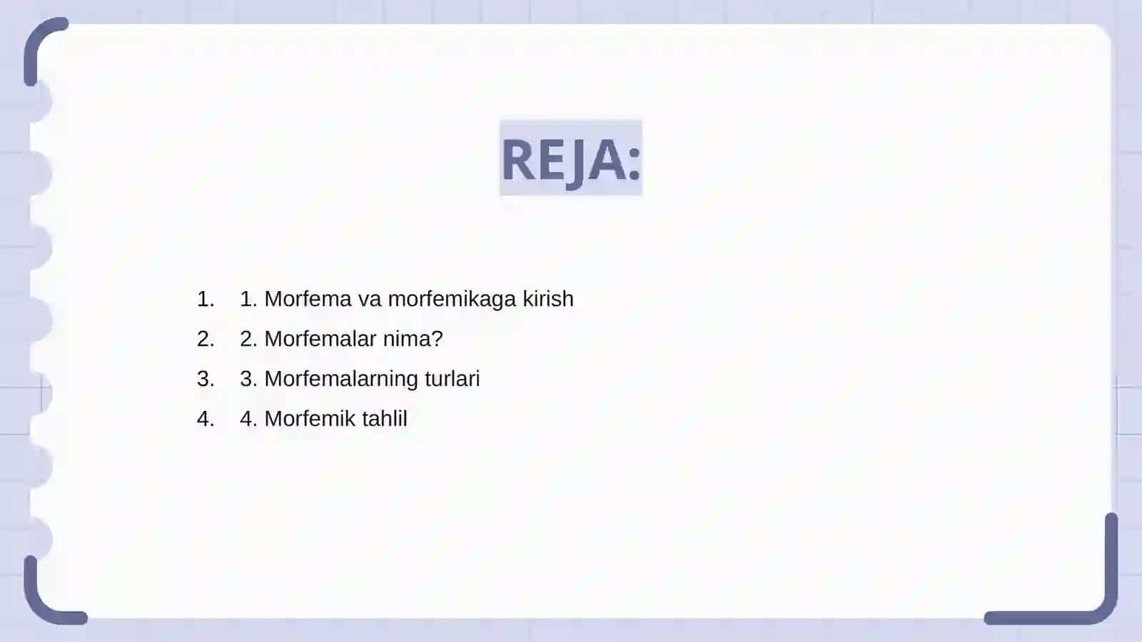 Morfema va morfemika haqida umumiy tushuncha 2