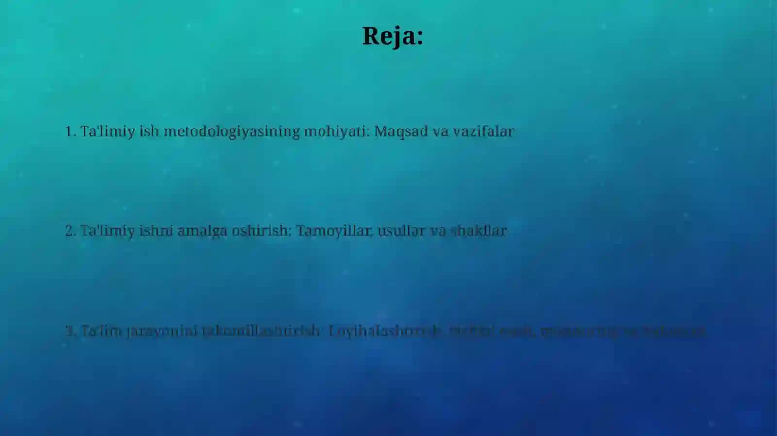 Tarbiyaviy ish methodikasi: Maqsad va vazifalari 2