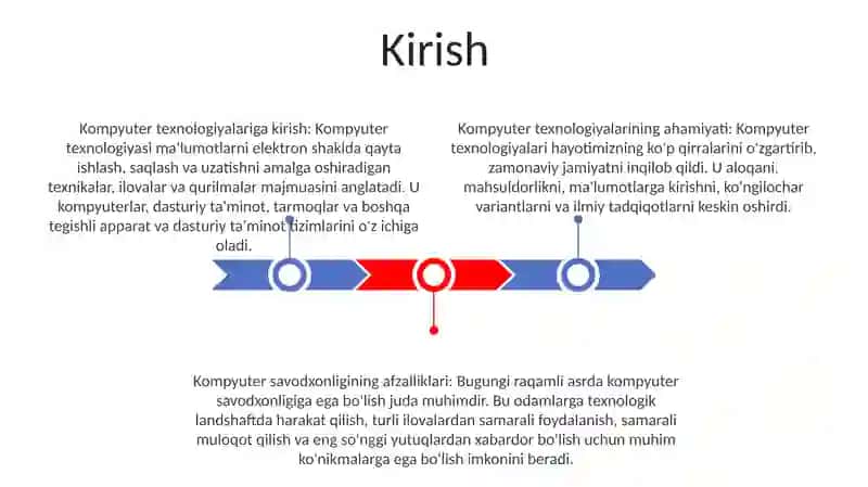 Kompyuter Texnologiyalari 2