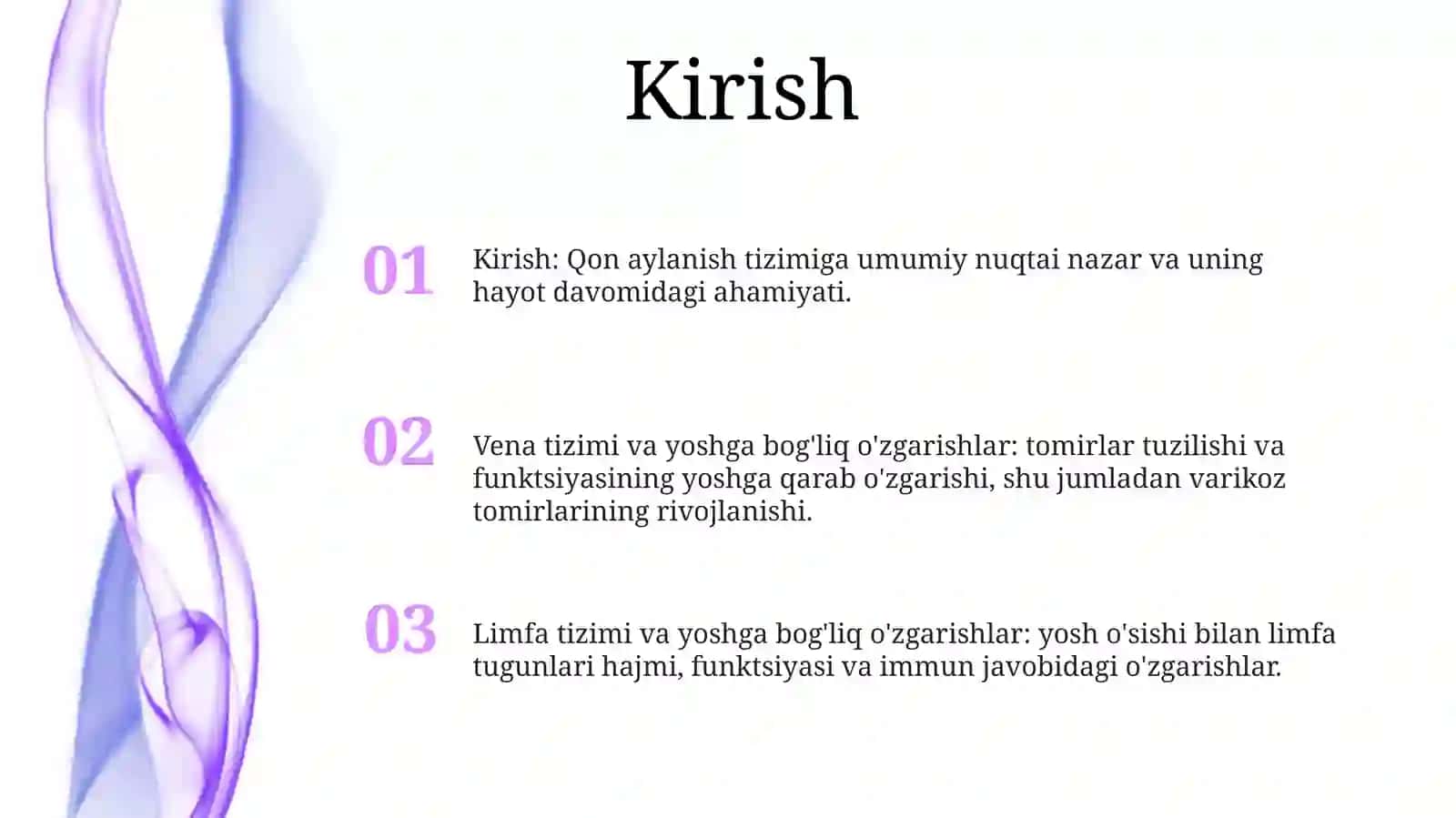Yoshga Bog'liq Tizimlar 2