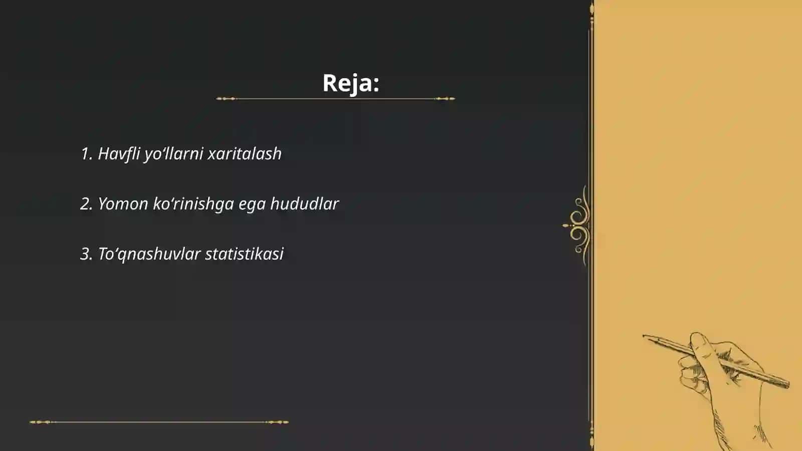 Havfli yoʻllarni xaritalash 2