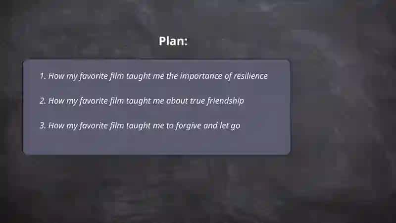 My favorite film and what I learned it 2