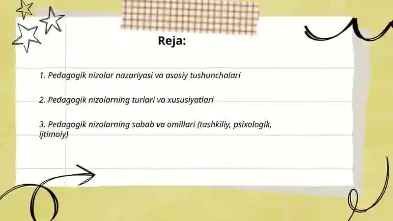 Pedagogik nizolar va ularni bartaraf etish tehnologiyasi 2