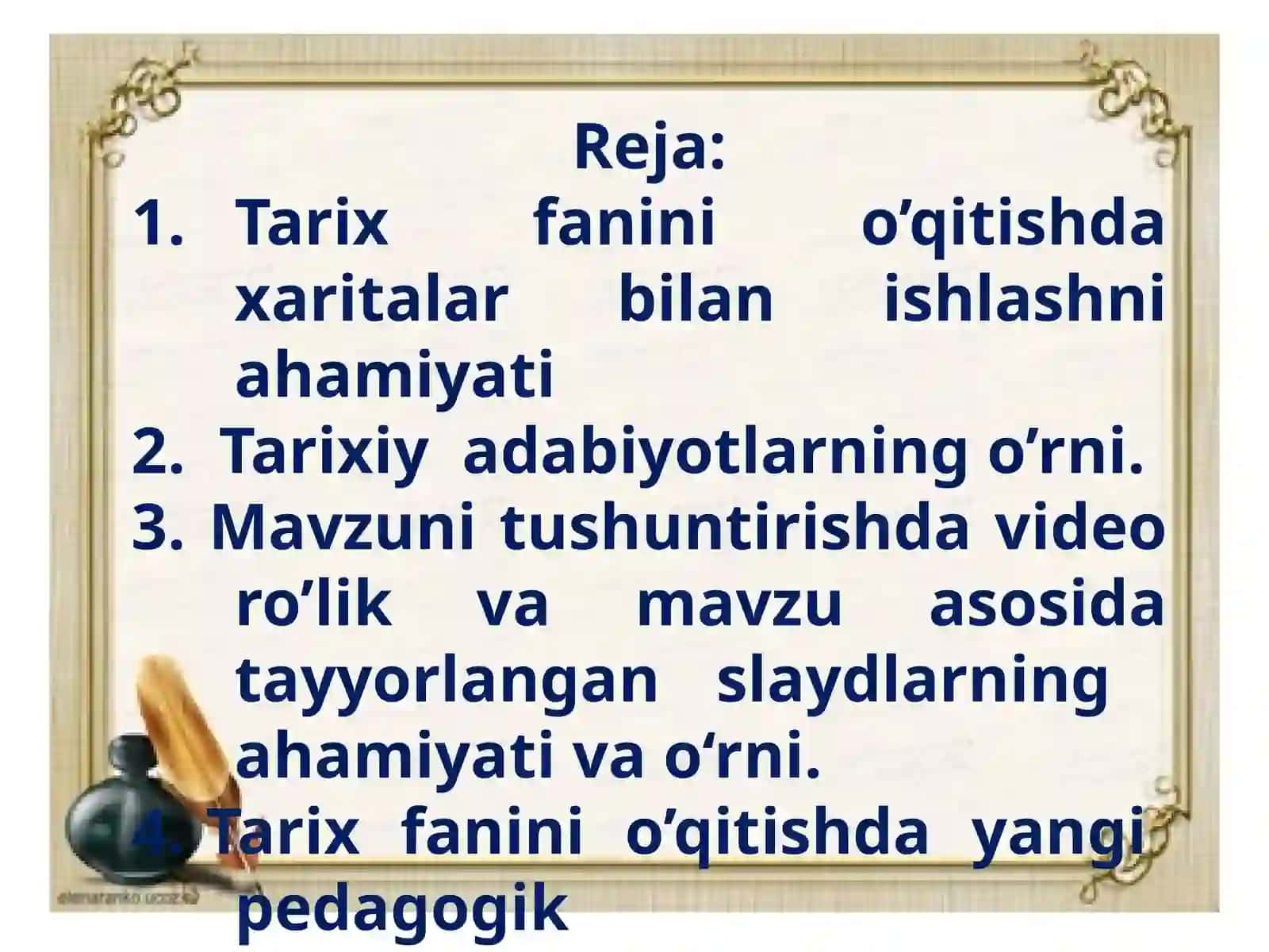MAKTAB TARIX FANIO’QITUVCHISI 2