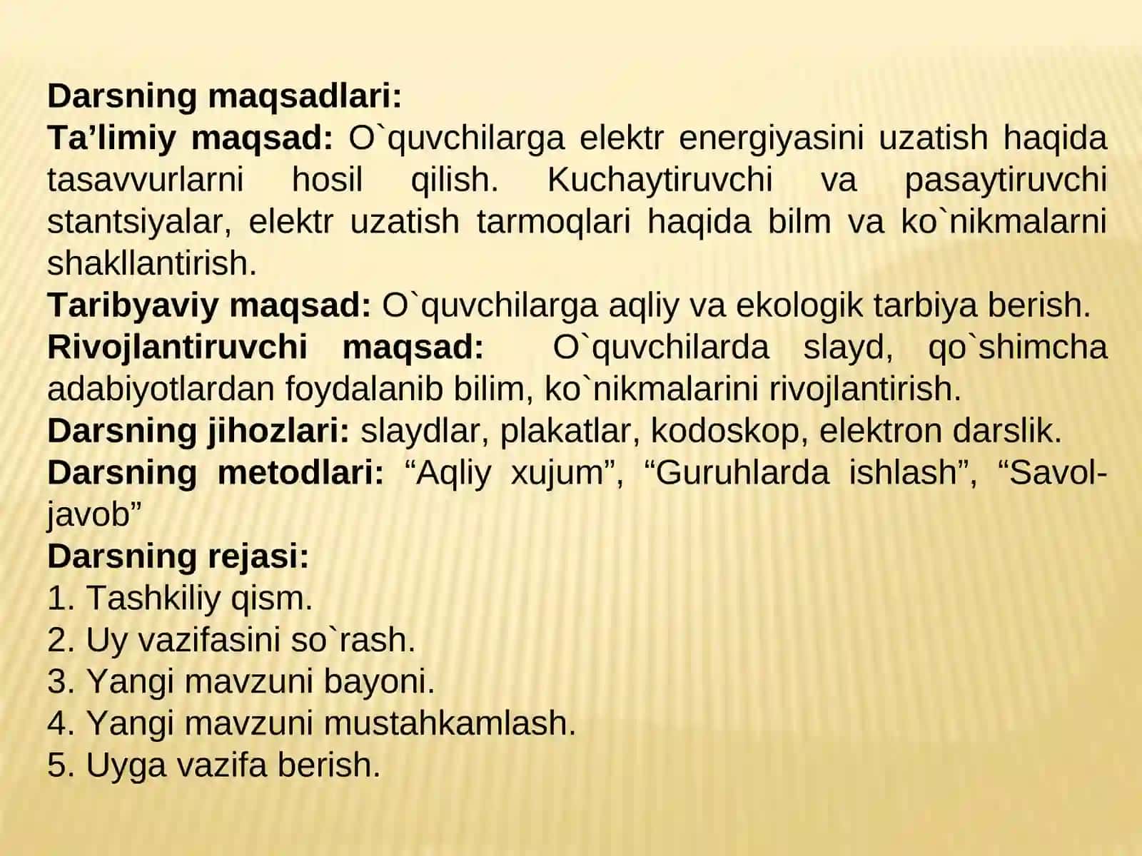 Elektr energiyasini uzatish 2