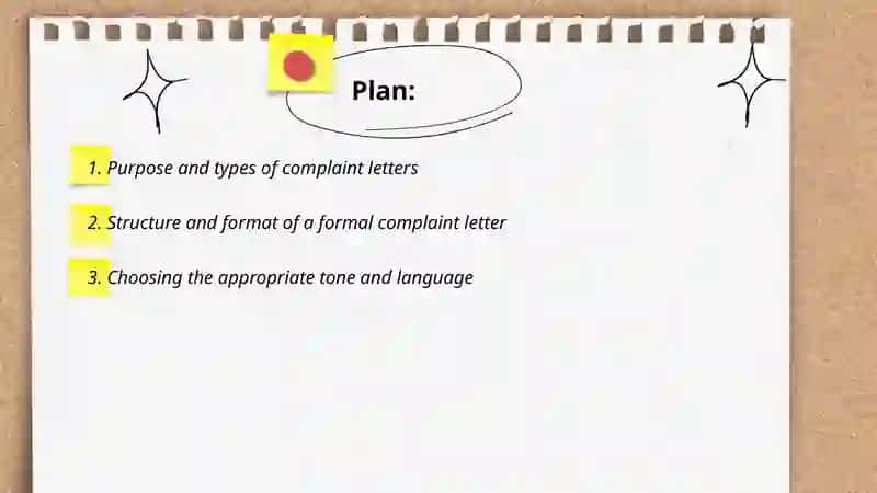 Complaint letters 2