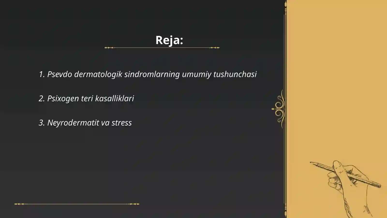 Psevdo dermatologik sindromlar 2