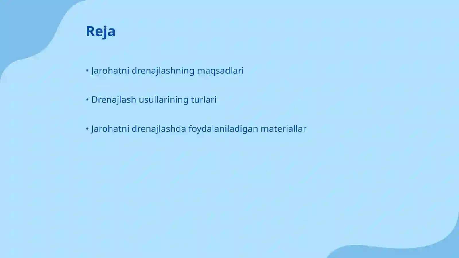 Jarohatni drenajlash usullari 2