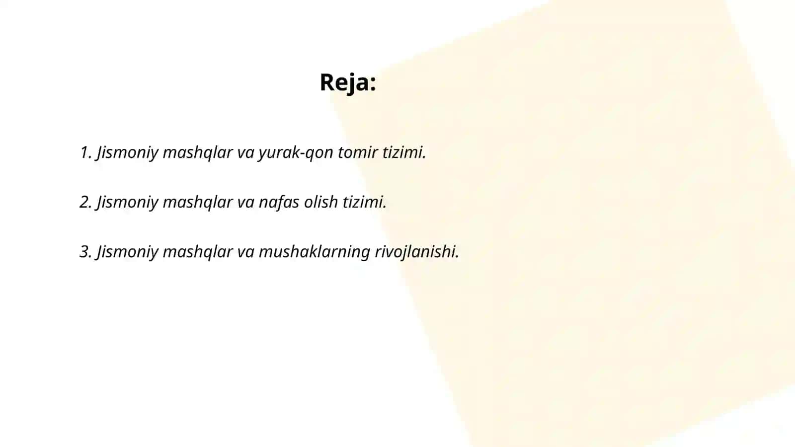Jismoniy mashqlarning inson tanasiga taʼsiri 2