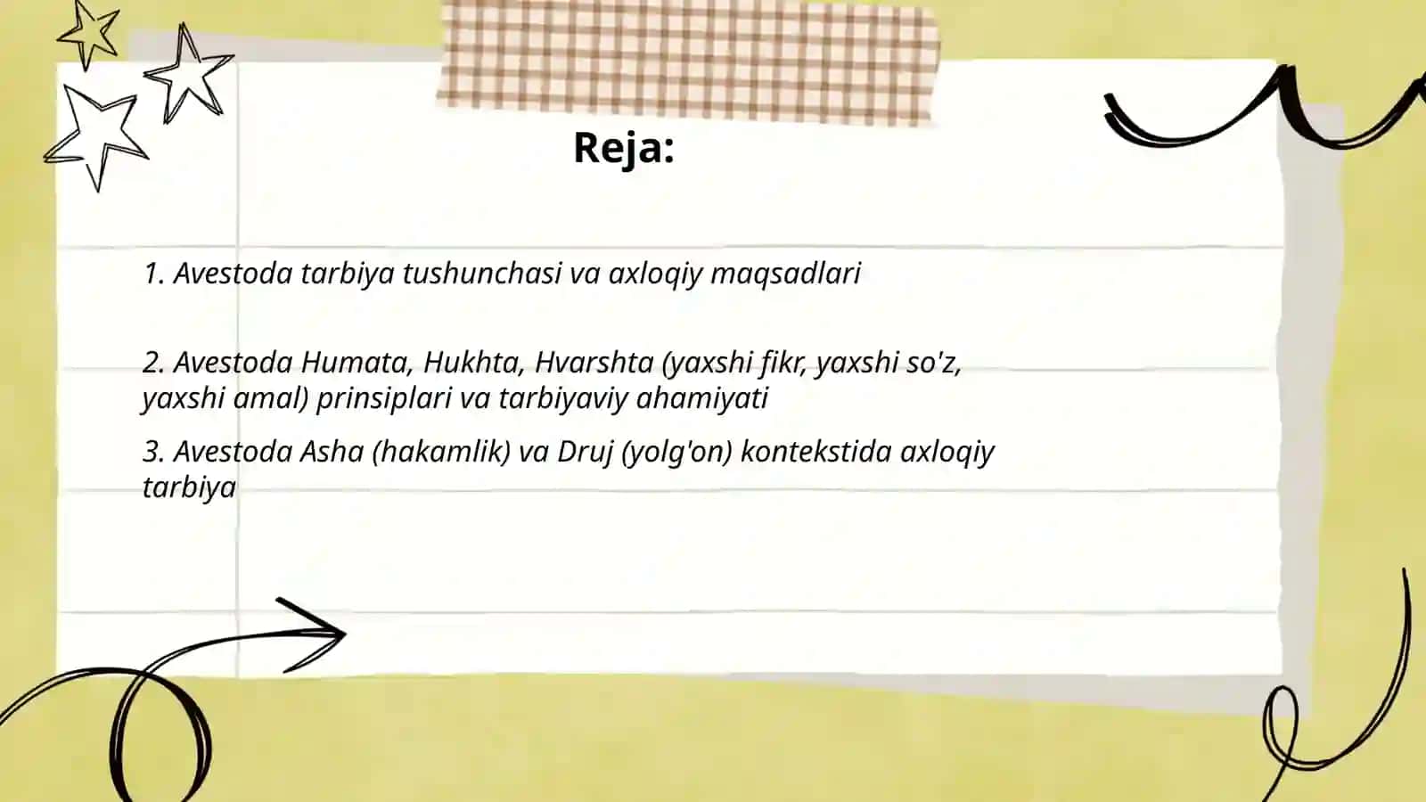 Avestoda Tarbiya va Axloqiy Qarashlar 2