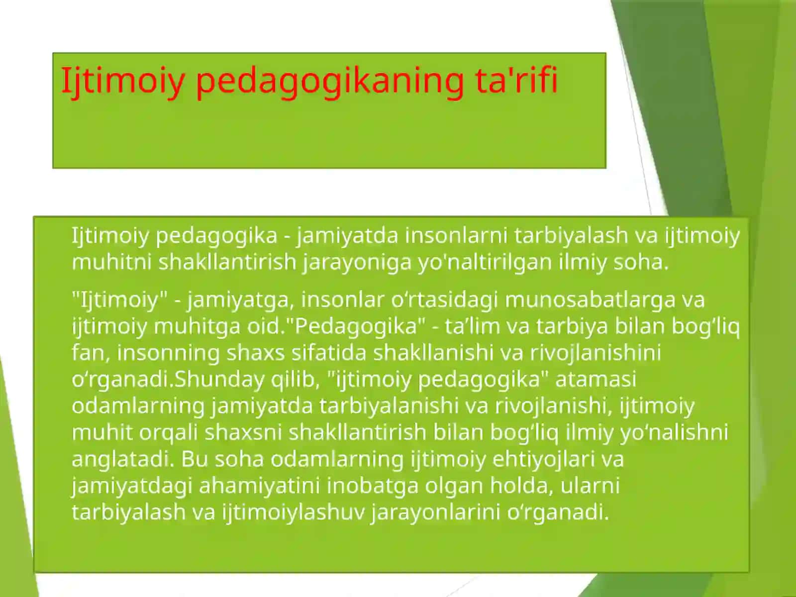 Ijtimoiy Pedagogikaning Nazariy Asoslari 2