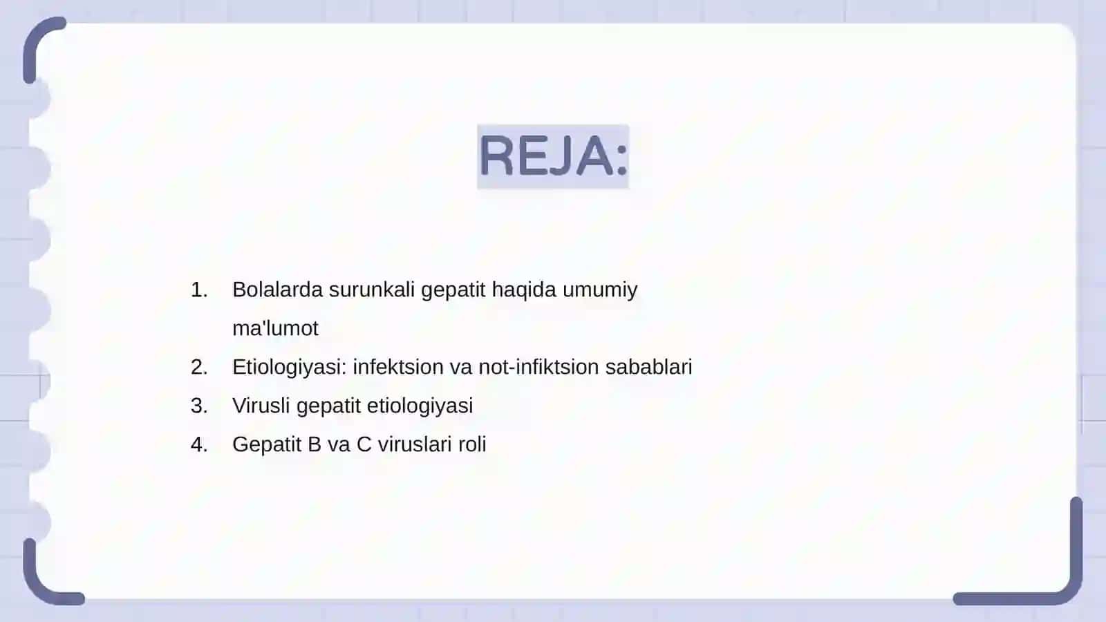 Bolalarda surunkali gepatit kasalligi etiologiyasi, patogenezi, klinikasi va davosi 2