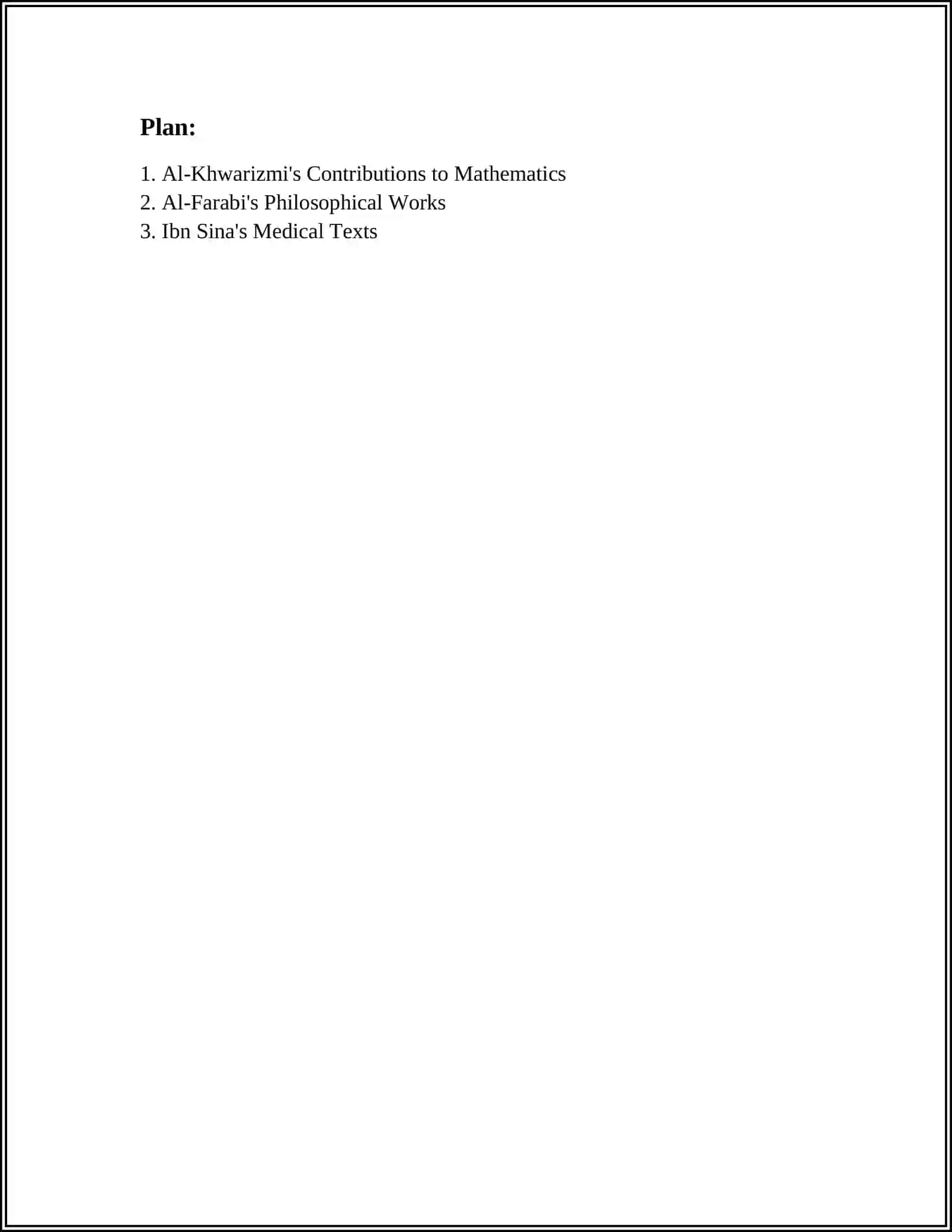 Al-Khwarizmi's Contributions to Mathematics 2