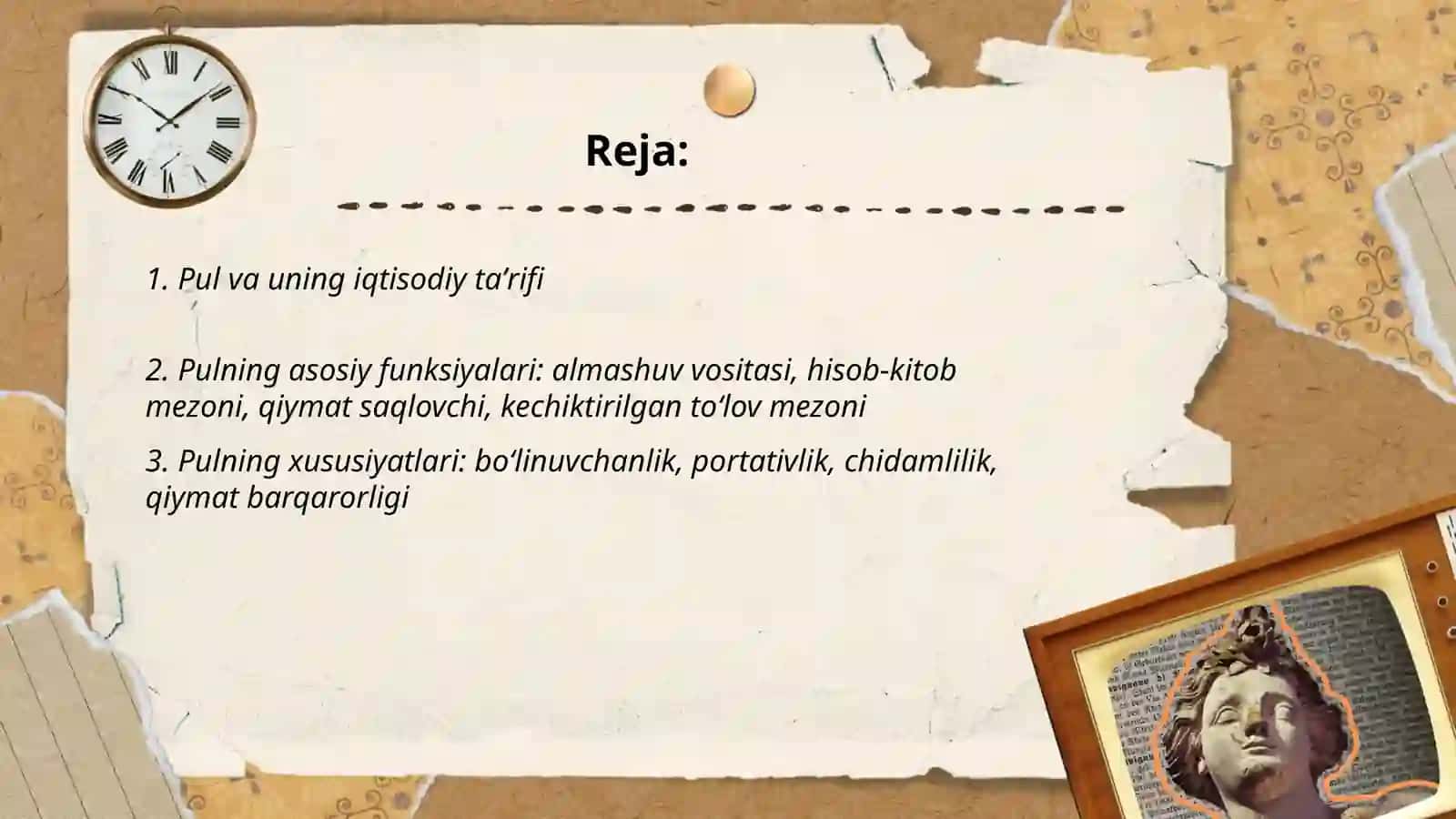 Pul nazariyalari va pul funksiyalari 2