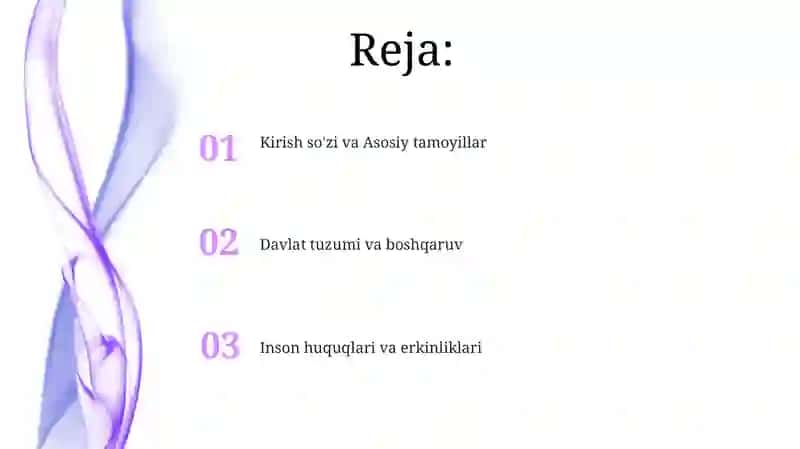 Ozbeksiton Konstitutsiyasi 2