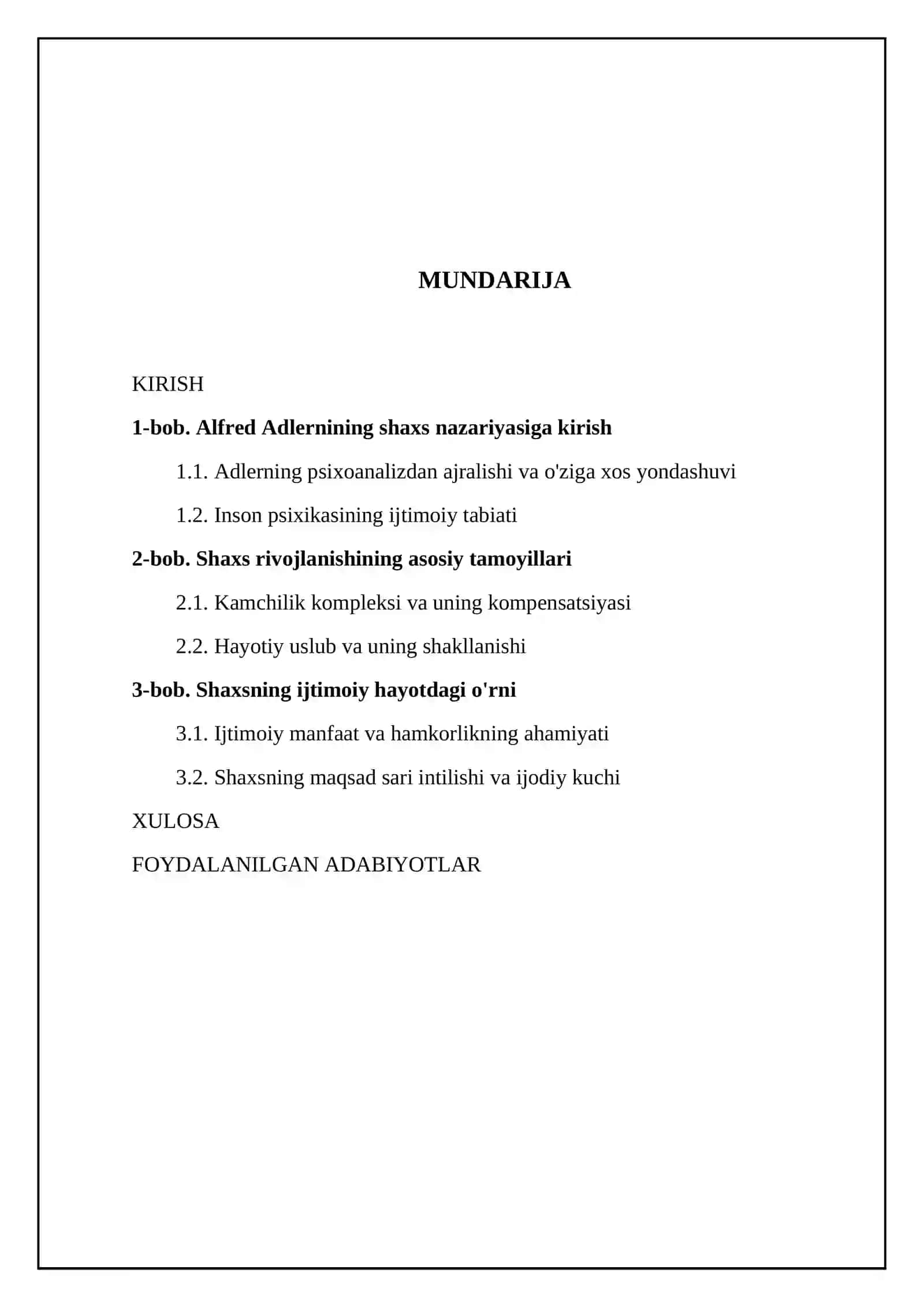 A.Adler boʻyicha shaxs tushinchasi 2