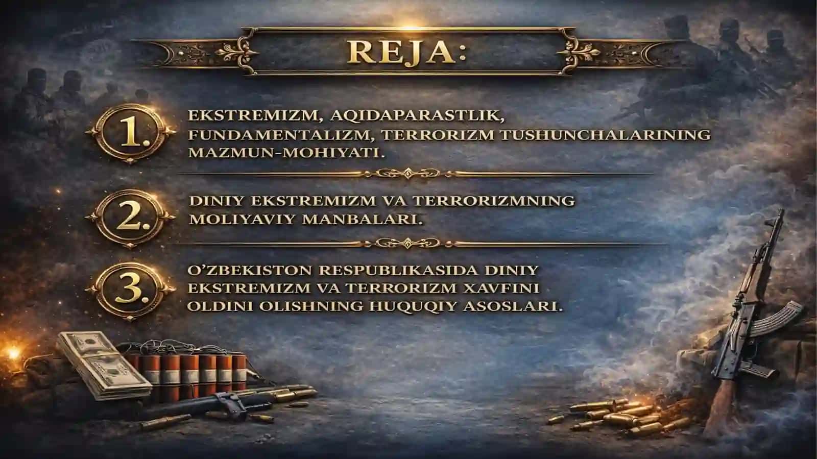 EKSTREMIZMGA QARSHI KURASH 2