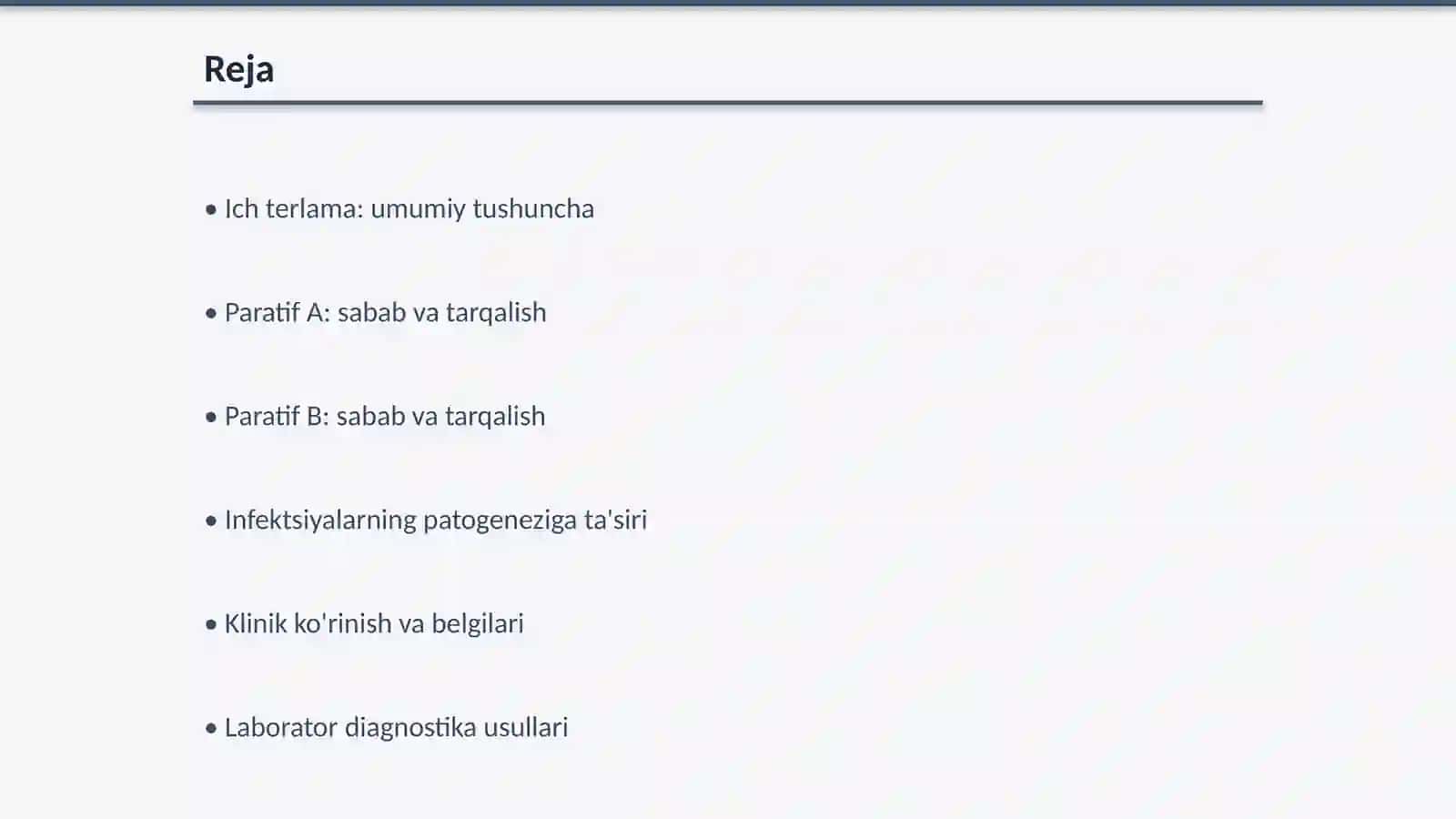 Ich terlama.Paratif A va B etiologiyasi 2