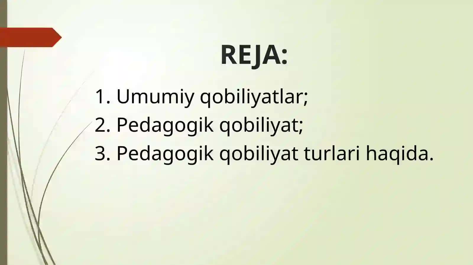 Pedagogik qobiliyatlar 2