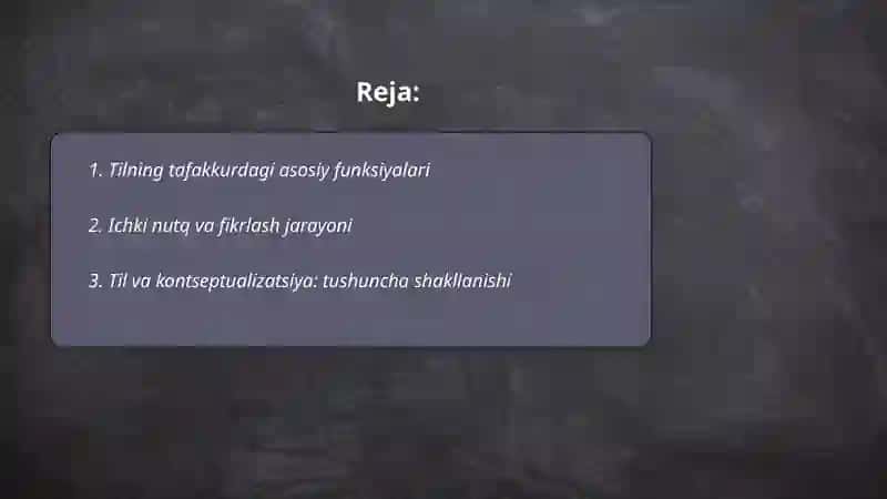 Til tafakkur quroli va muomila vositasi 2