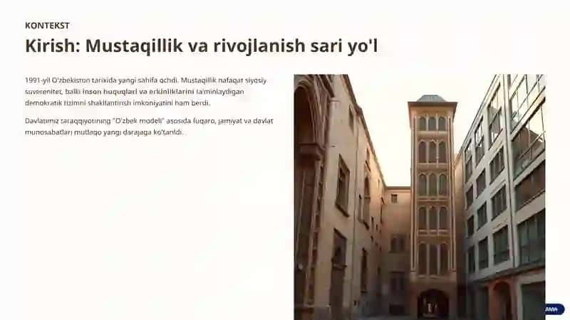 Mustaqillik yillarida fuqarolik jamiyati va demokratiya 2