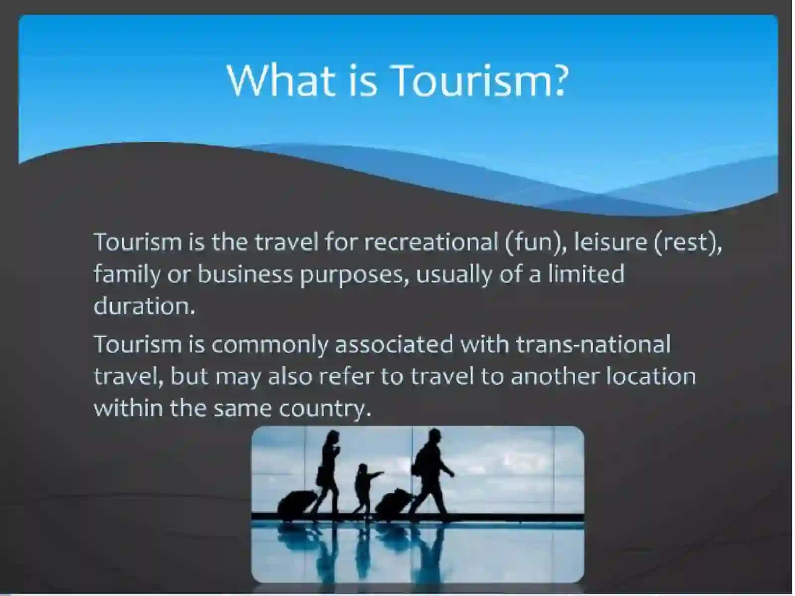 Travel and tourism 2