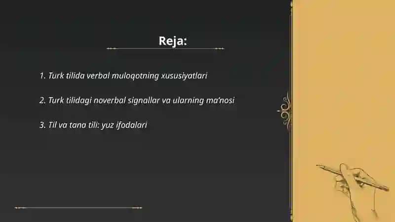 Turk tilida verbal va noverbal muloqot 2