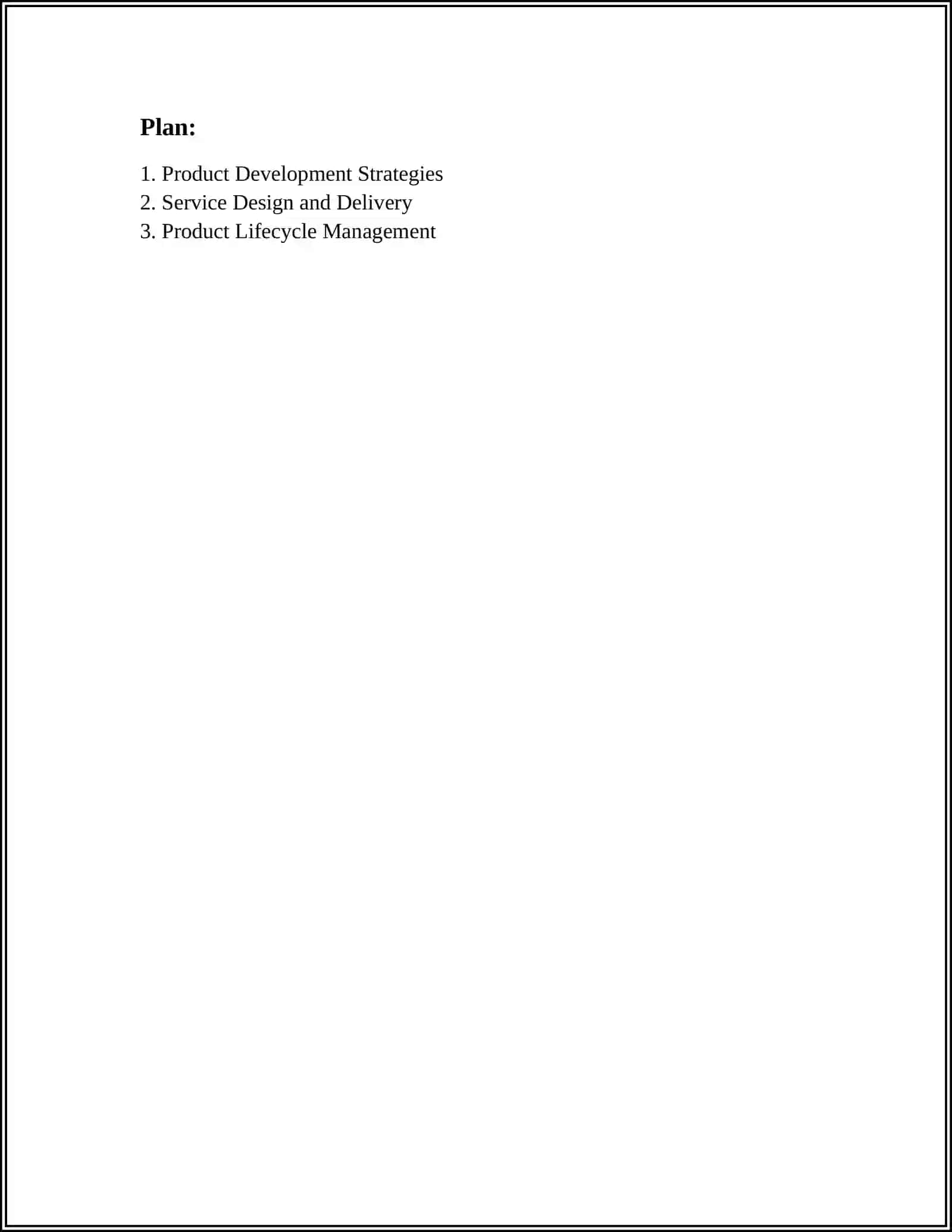 Product Development Strategies 2