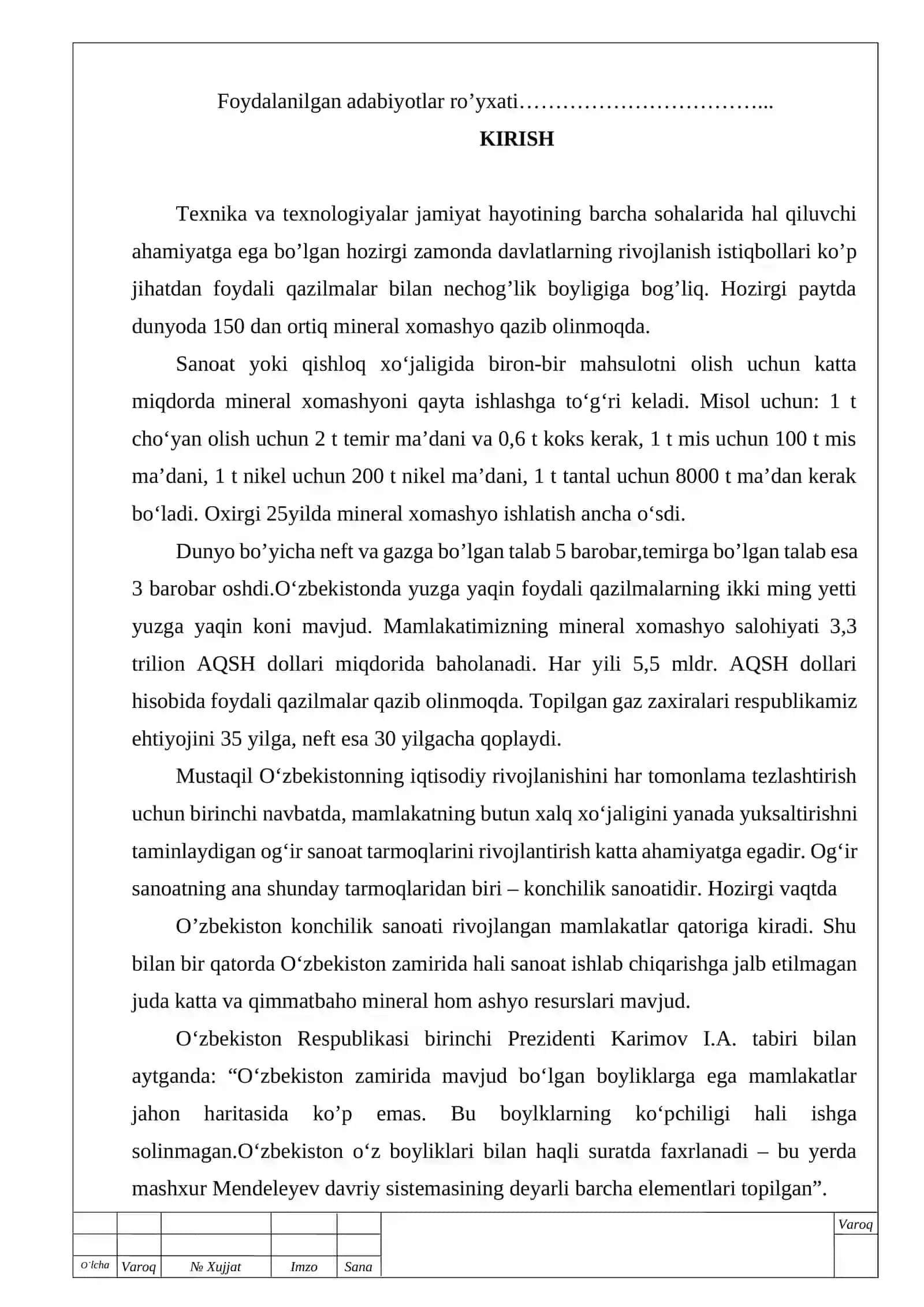 Konning kon-geologik va kon-texnik tavsifi 2