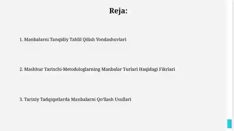 Ilmiy Manbalar: Tarixchilarning Bahslari 2