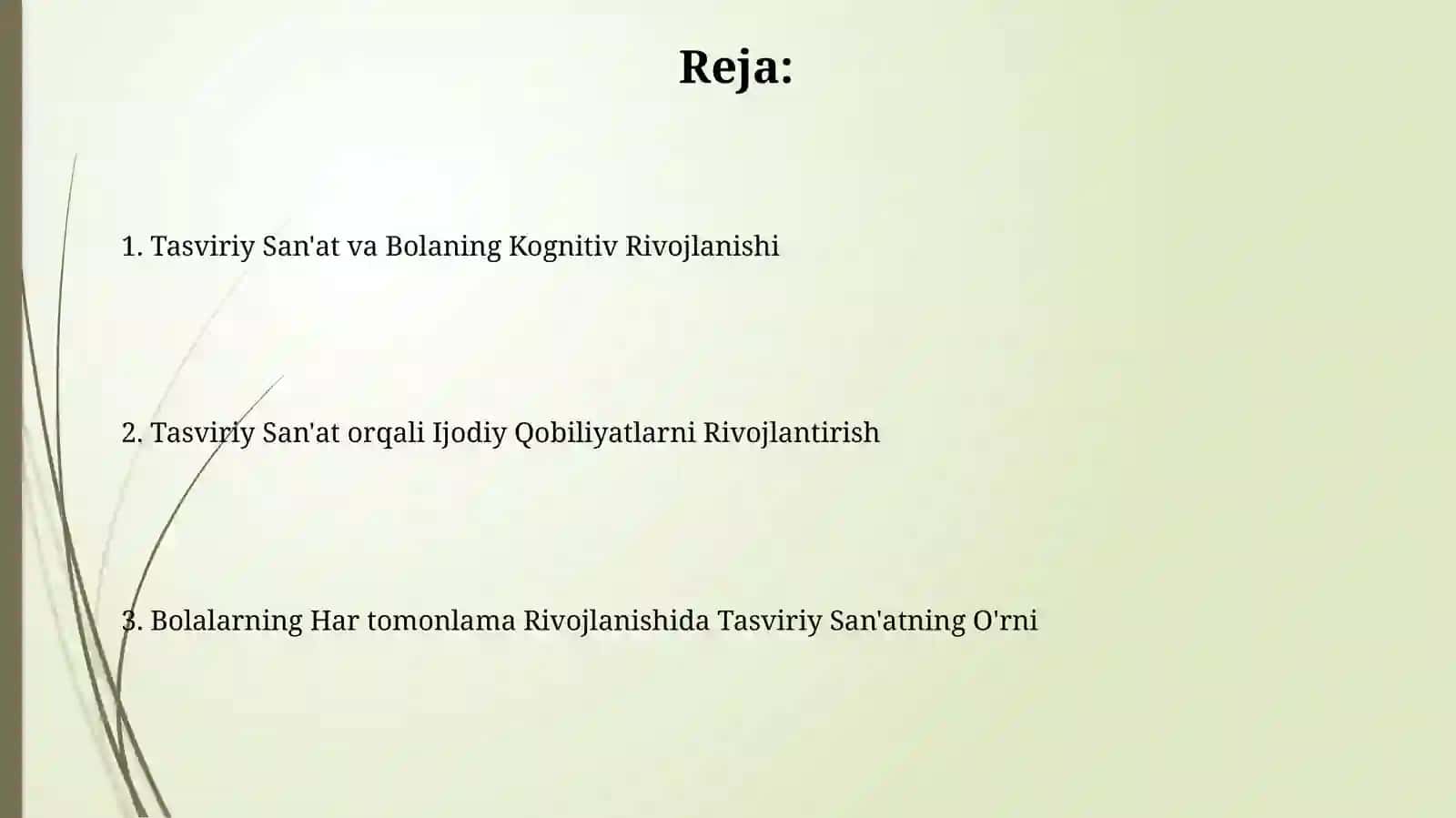 Tasviriy San'at va Bolaning Kognitiv Rivojlanishi 2