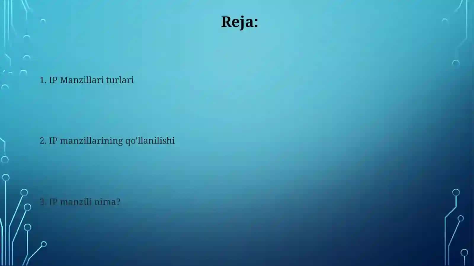 IP manzillari va ularning turlari 2