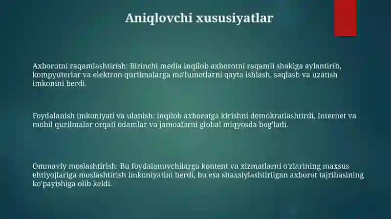 ToʻRtinchi Axbarot Inqilobi 2