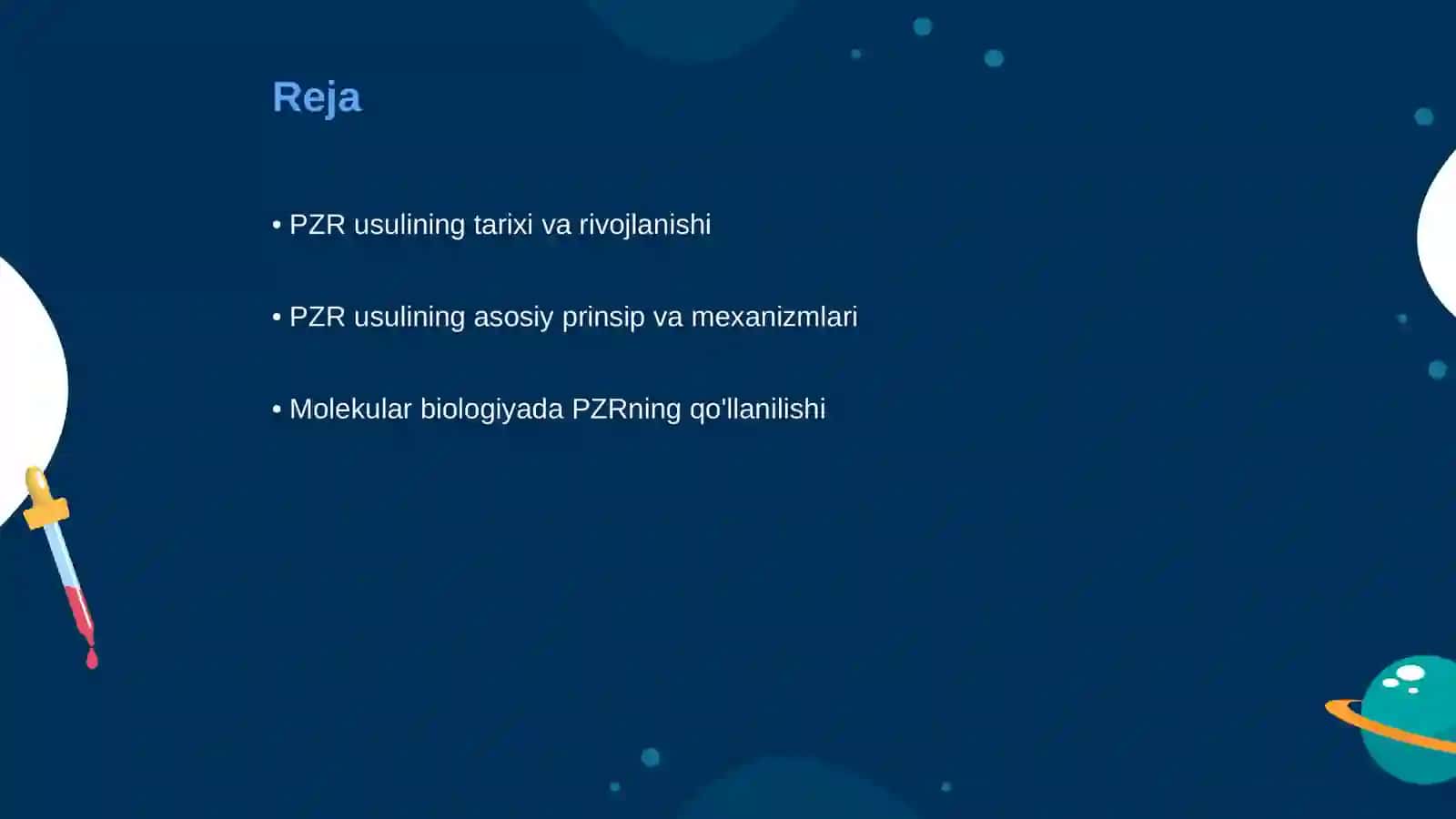 Molekular biologiya sohasida PZR usuli va uning fan rivojidagi yutuqlar 2